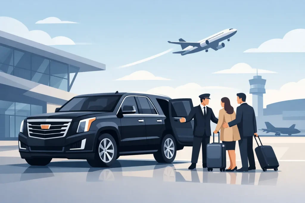 Cadillac Escalade Airport Transfer Benefits