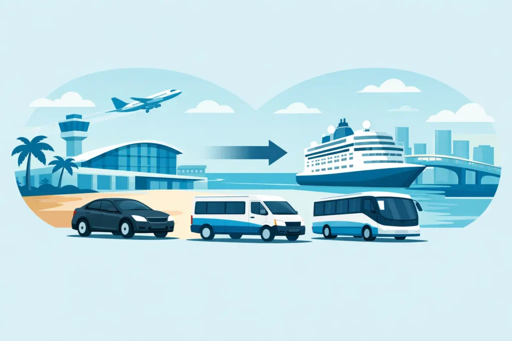 Miami Airport to PortMiami Transfer Options