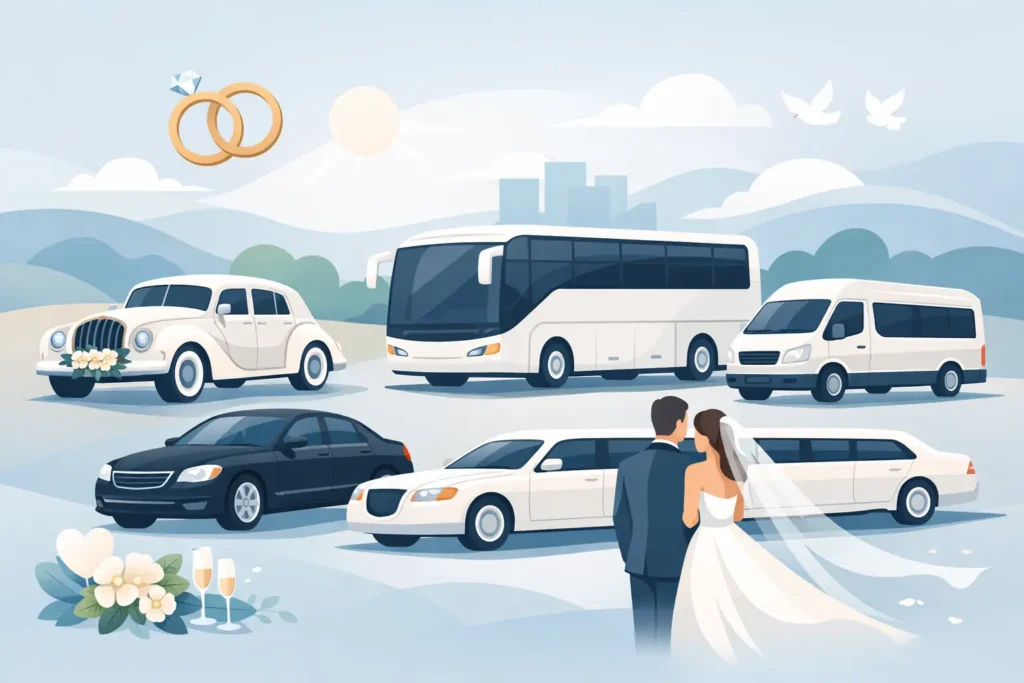 Wedding Party Vehicle Options for Every Guest
